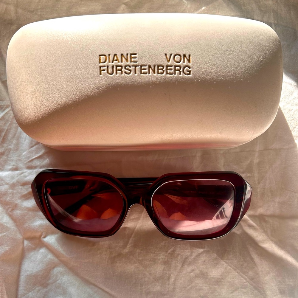 DVF sunglasses in original case